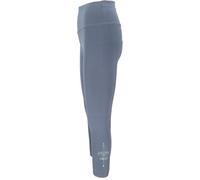 GURU SHOP Yoga Leggings mit Tribal Print, Bio-Baumwolle Blockprint Leggings - Taubenblau, Damen, Size:L