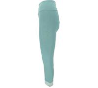 GURU SHOP Yoga Pixi Leggings mit Glöckchen, 3/4 Bio-Baumwolle Leggings - Piniengrün, Damen, Size:S