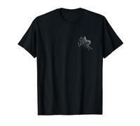 Gustave Dore Tod auf dem weissen Pferd Black Metal dezent T-Shirt