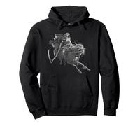Gustave Dore Tod auf dem weissen Pferd Black Metal Kunst Pullover Hoodie