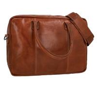 Gusti Aktentasche Leder-Jonah Herren Businesstasche Laptoptasche Ledertasche Bürotasche Unitasche Braun Leder