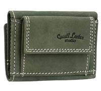 Gusti Geldbörse Damen Herren Leder klein Ronald - Robustes Portemonnaie mit Münzfach, Kartenfächer, RFID-Schutz, Vintage Design - Ideal für Alltag, Festival, Party - Blau
