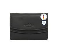 Gusti Geldbörse Leder- Asmund Damen Geldbörse Portemonnaie Brieftasche Geldbeutel Vintage Schwarz Leder