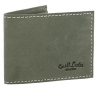 Gusti Geldbörse Leder - Danny Portemonnaie Brieftasche Geldbeutel Reisegeldbörse klein Herren Leder (Blau)