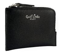 Gusti Geldbörse Leder - Renee Portemonnaie Brieftasche Kleingeld Portemonee Klein Kartenetui Schwarz Leder