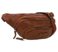 Gusti Gürteltasche Leder Sverre - Vintage Bauchtasche Leder für Damen & Herren - Praktische Hüfttasche mit 3 Fächern & Zippern
