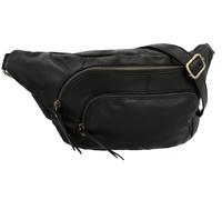 Gusti Gürteltasche Leder Sverre - Vintage Bauchtasche Leder für Damen & Herren - Praktische Hüfttasche mit 3 Fächern & Zippern