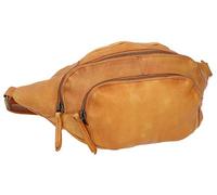 Gusti Gürteltasche Leder Sverre - Vintage Bauchtasche Leder für Damen & Herren - Praktische Hüfttasche mit 3 Fächern & Zippern