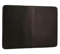 Gusti Laptoptasche Leder - Luke 13" Pflanzlich gegerbt Laptophülle Ledertasche Schwarz Leder