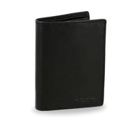 Gusti Leder Geldbörse Herren Macon - Portemonnaie Herren Leder Schwarz mit Münzfach & 8 Kartenfächern - Schlanker Geldbeutel Leder im Hochformat aus Echtleder