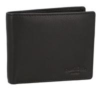 Gusti Leder Geldbörse Herren Moritz - Portemonnaie Brieftasche Bifold Slim Schwarz - Ledergeldbörse als Geldbeutel Herren Geschenk