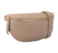Gusti Leder Gürteltasche Brinja - Bauchtasche Umhängetasche Crossbody Tasche Ledertasche Damen Beige Leder
