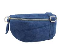Gusti Leder Gürteltasche Brinja - Bauchtasche Umhängetasche Crossbody Tasche Ledertasche Damen Blau Leder