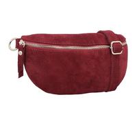 Gusti Leder Gürteltasche Brinja - Bauchtasche Umhängetasche Crossbody Tasche Ledertasche Damen Dunkelrot Leder