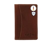 Gusti Leder Kartenetui Herren Otto - Slim Portemonnaie aus echtem Rindsleder, Vintage Design, kompakt & leicht, Kartenhalter für 6 Karten, RFID Schutz, Mini Geldbörse für Alltag & Reise