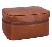 Gusti Leder Stricktasche Dafne - Häkeltasche Utensilien Aufbewahrung Tasche Damen Herren Braun Leder