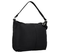 Gusti Leder Umhängetasche - Hannah Handtasche Leder Damen in Schwarz aus Rindsleder, mittelgroß, Reißverschluss & verstellbarem Gurt