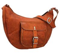 Gusti Leder Umhängetasche Mira - Handtasche & Schultertasche Damen - Vintage Tasche aus echtem Leder - Braun