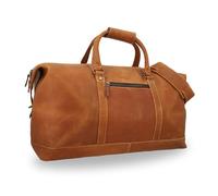 Gusti Leder Weekender Herren Ruben - Reisetasche Herren aus Echtleder in Braun - 36 L Vintage Sporttasche für Kurztrips & Wochenendausflüge