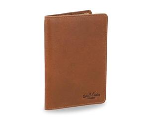 Gusti Reisepasshülle Leder - Brodie Passport Hülle aus echtem Rindsleder, personalisierbar, mit Platz für Karten & Bargeld, Vintage Stil