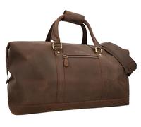Gusti Reisetasche Leder Herren & Damen I Ruben I Echtleder Weekender Herren Leder braun | 36L Vintage Tasche mit Perfekter Größe für Kurztrips