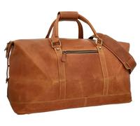 Gusti Reisetasche Leder Herren & Damen I Ruben I Echtleder Weekender Herren Leder braun | 36L Vintage Tasche mit Perfekter Größe für Kurztrips