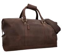 Gusti Reisetasche Leder Herren & Damen I Ruben I Echtleder Weekender Herren Leder braun | 36L Vintage Tasche mit Perfekter Größe für Kurztrips