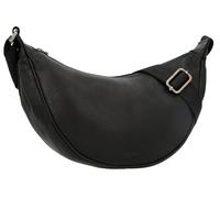 Gusti Umhängetasche Leder- Erika Handtasche Schultertasche Ledertasche Schwarz