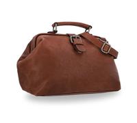 Gusti Umhängetasche Leder-Lillith Damen und Herren Vintage Ledertasche Handtasche Arzttasche Braun