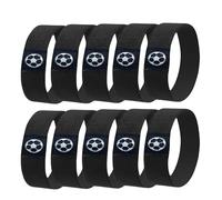 GUSXPPD 10 Stück Schnürsenkel Fixierband, Schnürsenkel Fixierband Fussball, Verhindern Dass die Fußballschuhe Sich Lösen, Fussball Schnürsenkelhalter für Sportschuhe Freizeitschuhe (2*18cm-10 Stück)