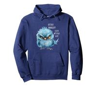 Guten Morgen Ganz dünnes EIS - Übellauniger Vogel Pullover Hoodie, Unisex für Erwachsene, Marineblau, XXL