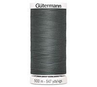 Gutermann 0701 Nähgarn, Polyester, 500 m, Schwalbenschwanzgrau, Schwalbenschwanz, Grau, 5.5 x 3 x 3 cm
