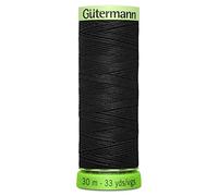 Gutermann 723665 000 Sew All 100% recyceltes Oberstichgarn, 30 m, Schwarz, Einheitsgröße