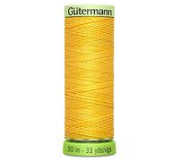 Gutermann 723665 417 Sew All 100% recyceltes Oberstichgarn, 30 m, Ananasgelb, Einheitsgröße