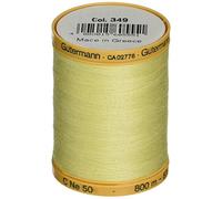 Gutermann 800 m natürlicher Baumwollfaden, Buttercreme