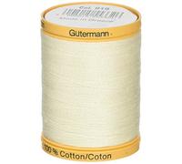 Gutermann Egg White Natural Cotton Thread Solids 876 Yards 800C-919