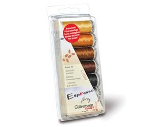 Gutermann Nähgarnset "Coffee", Garn, von Gütermann, , 7 x 100 m