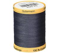 Gutermann Natürlicher Baumwollfaden, einfarbig, 876 m, Abendblau