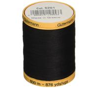 Gutermann Natural Cotton Thread Solids 876yd Schwarz