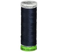 Gutermann recyceltem Polyester Gewinde, 110 YD, Midnight