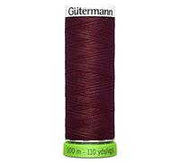 Gutermann Recyceltes Polyester-Faden, 10 m, Burgunderrot