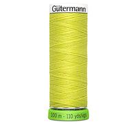 Gutermann Recyceltes Polyester-Faden, 10 m, Limettengrün