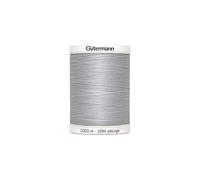 Gutermann Sew All Polyester Thread, 1000Mtr, FOG Grey (0038)