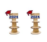 Gvvsjgdbis 2 Stück 2024 Abschlusssaison Geschenkbox Abschluss Geldbörse Geldhalter Einfache Installation Schriftzug