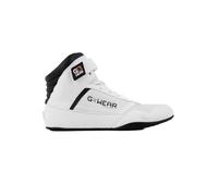Gwear Classic High Tops - Bodybuilding und Fitness Schuhe mit Logo leicht bequem perfekt für Gym Sport Krafttraining (weiß / schwarz, EU Schuhgrößensystem, Erwachsene, Herren, Numerisch, M, 42)