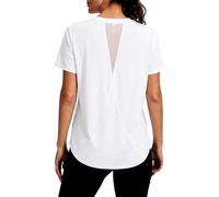 Gyabnw Sportshirt Damen Kurzarm Atmungsaktiv Funktionshirt Fitness Shirt Rundhals Sport TopLaufshirt Yoga UV Shirt