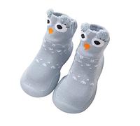 Gyaimxfu Krabbelschuhe Baby Baby Lauflernschuhe Krabbelschuhe Baby Sockenschuhe Unisex Weicher Stricken Sockenschuhe und Gummisohle Weicher Bequem Niedlicher Cartoon Für Mädchen Junge