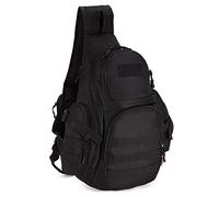 GYDEHUTJ 20-35L Tactical Sling Bag, 14 "Laptop wasserdichte Molle Militär Rucksack Camping Wandern Jagd Sporttasche