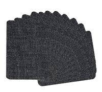 GYGYL 12 Pieces Premium Quality Denim Iron-on Jean Patches, Inside & Outside Strongest Glue 100% Cotton of Black Repair Decorating Kit, Size 3" by 4-1/4" (7.5 cm x 10.5 cm)