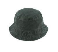 Gyios Fischerhut Hut Kappe Gewaschener Denim-eimerhut Für Herren Und Damen, Faltbar, Solide Hip-hop-Fischer-Panama-Sommer-sonnenkappe-armeegrün-erwachsenenkopf 56-59 cm